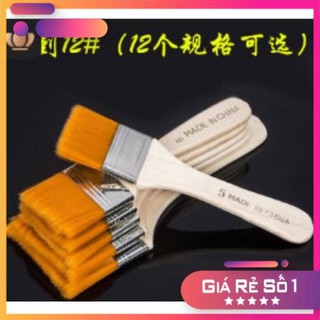 Chổi quét lông cán gỗ size 1 đến 12