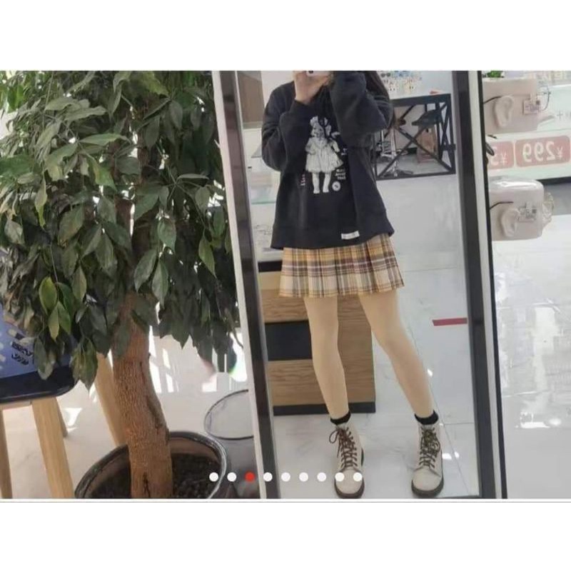 SÉT 3 MÓN ÁO LÔG THÊU, CHÂN VÁY KẺ VÀ NƠ, SÉT JK NỮ HOT HÈ