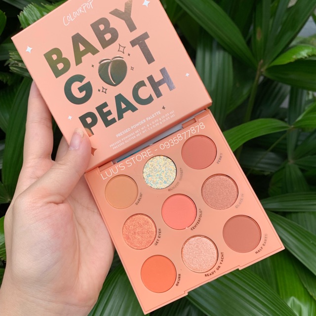 Bảng Màu Mắt Colourpop Baby Got Peach