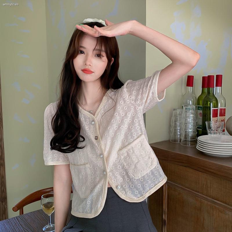 Áo Sơ Mi Cổ Chữ V Tay Ngắn Phong Cách Nhật Bản Thời Trang Mùa Hè Mới 2021 Cho Nữ | BigBuy360 - bigbuy360.vn