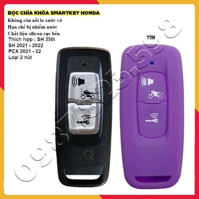 ✅ Bọc Chìa Khóa Smartkey SH Việt 2021 - 2022 125/150 , AB , LEAD, VISION ( Loại 2 Nút ) - Bọc Silicon Smartkey SH Việt ✅