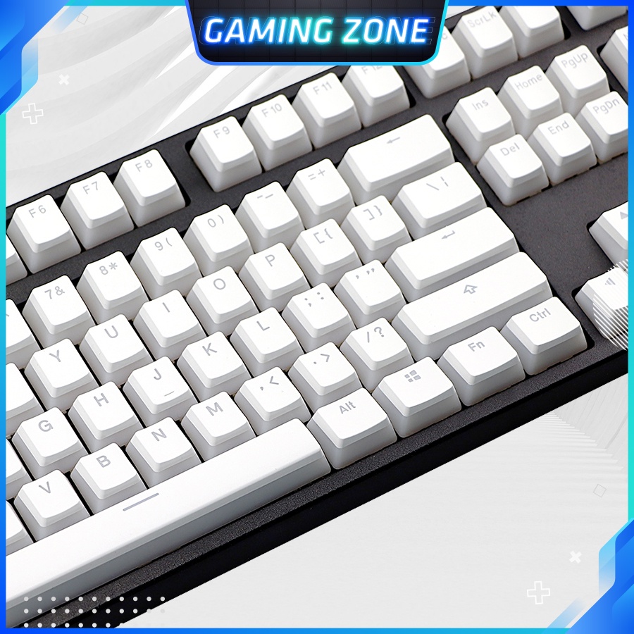 Keycap bàn phím cơ Pudding nhựa PBT xuyên LED 108 phím siêu đẹp