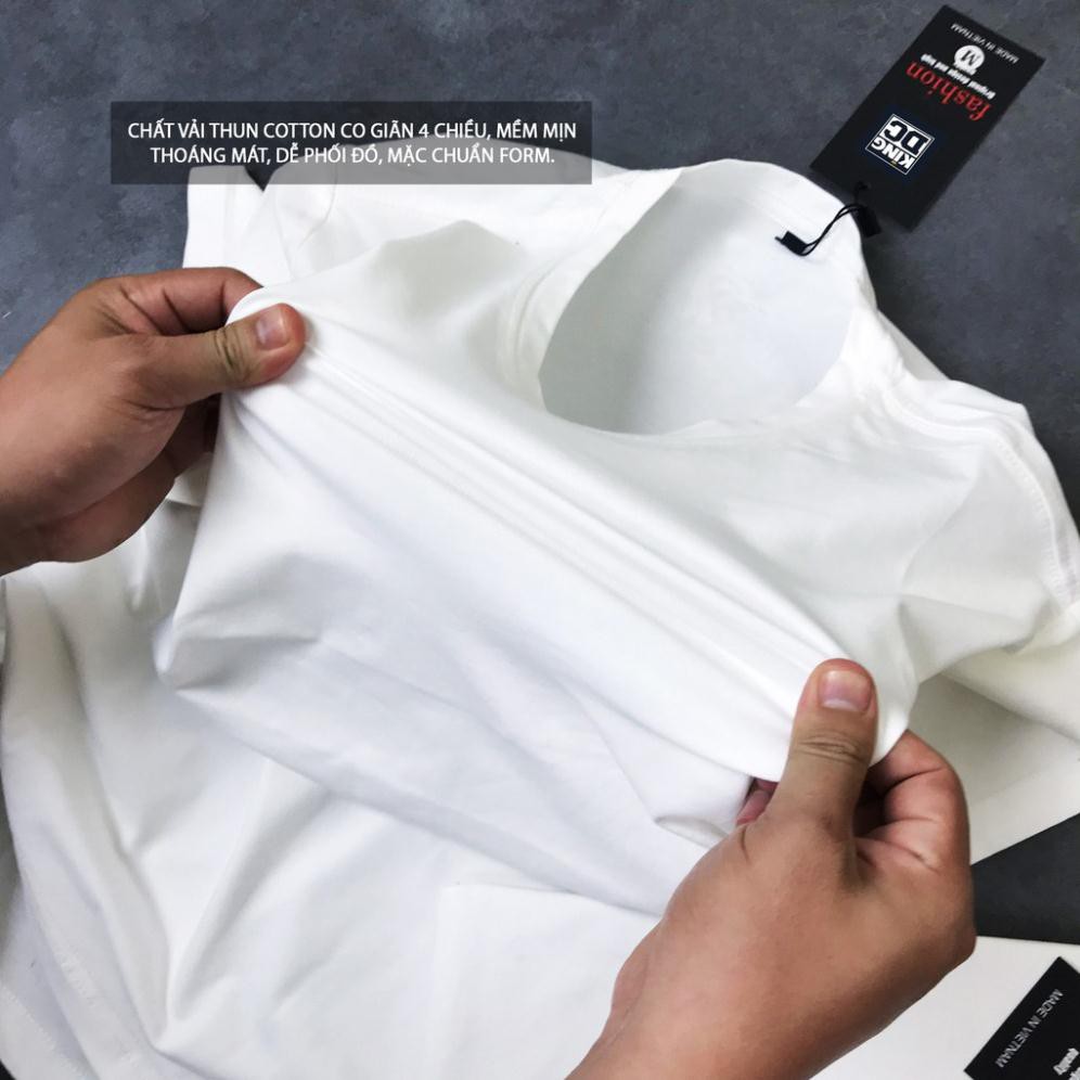 Áo phông nam nữ King DC-Áo thun in hình 3D công nghệ mới không bong dính-Chất vải cotton co giãn cực dày dặn&thoáng mát