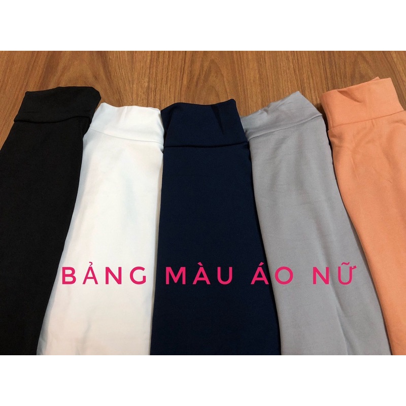 ÁO GIỮ NHIỆT CỔ 3cm
