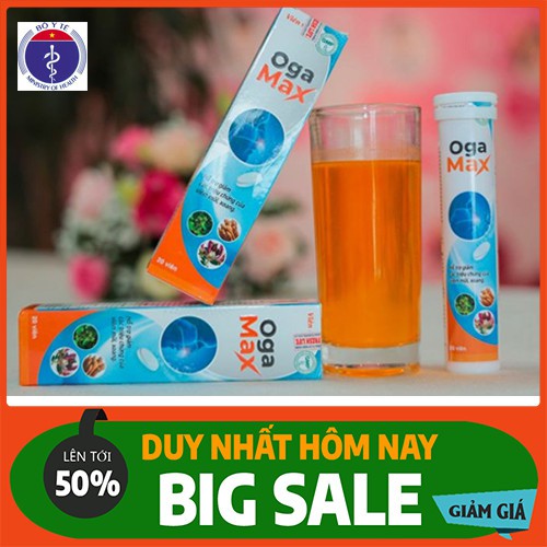 Oga Max Chính Hãng - Hỗ Trợ Viêm Mũi Dị Ứng, Viêm Xoang (Tuýp 20 viên)