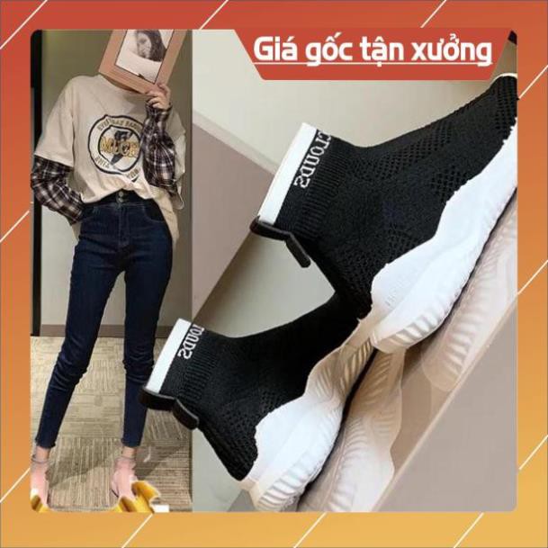 [HỖ TRỢ ĐỔI TRẢ] Free ship (S105) Giầy thể thao nữ cổ cao viền chữ Walkinclouds