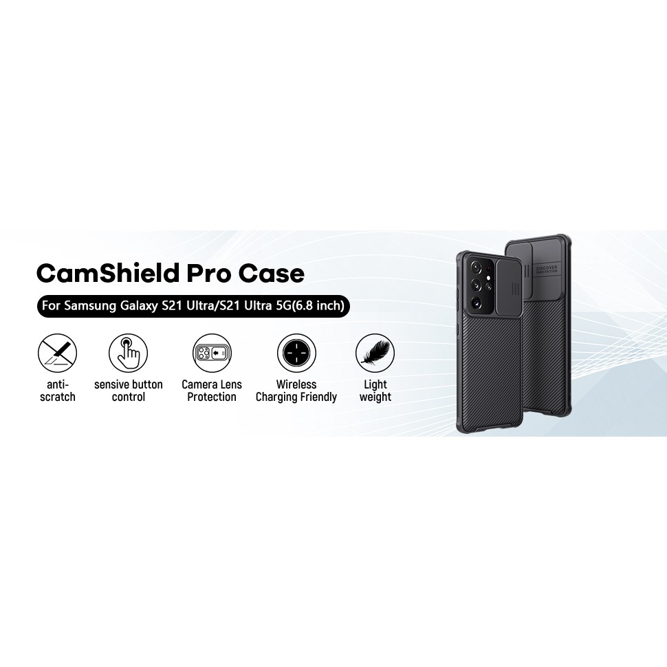 Ốp lưng Nillkin Camshield cho Samsung S21 - S21 Plus - S21 Ultra, che camera - Hàng nhập khẩu | BigBuy360 - bigbuy360.vn