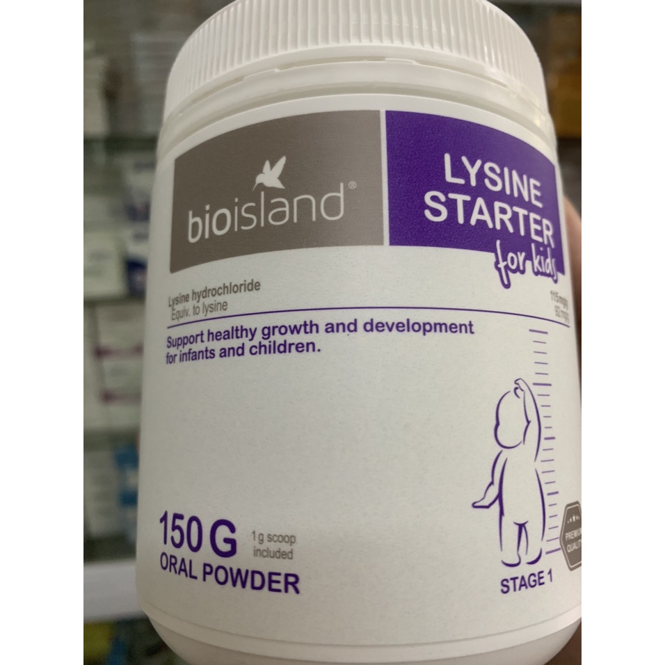 Bio island lysine cho bé Úc hỗ trợ tăng chiều cao từ 6 đến 24 tuổi 𝐍𝐄𝐖 Viên nhai