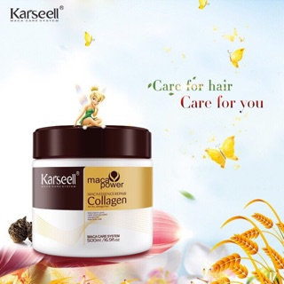 Dầu hấp tóc Collagen Karseell Maca siêu mềm mượt tóc 500ml