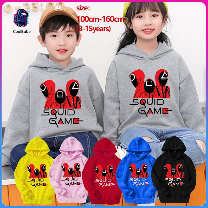Áo Hoodie cotton Tay Dài IN Hình Mực Game Thời Trang Xuân Thu 2022 Hot Squinak kanak