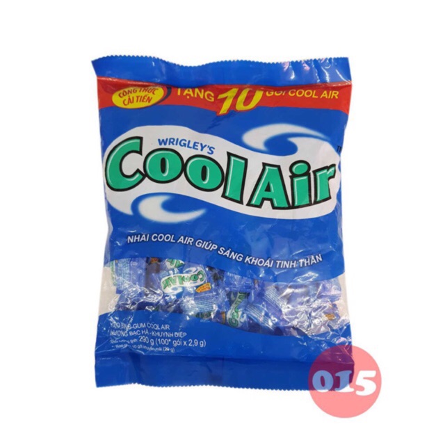 KẸO CAO SU SINGGUM COOLAIR GÓI 110 VIÊN