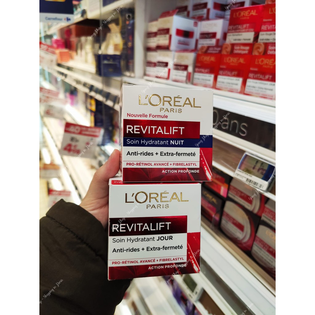 L'Oreal Cặp kem dưỡng chống nhăn ngày đêm sale