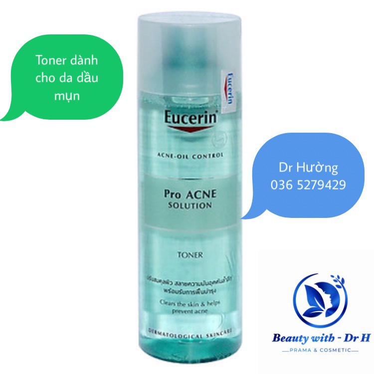 Toner Eucerin Pro Acne Solution dành cho da dầu mụn