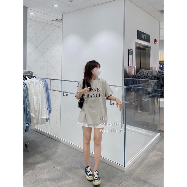 Áo phông in chữ Bonne Chance ( Ảnh thật ) | BigBuy360 - bigbuy360.vn
