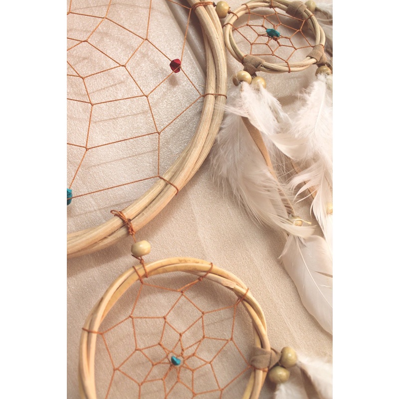 Vòng tre làm macrame, dreamcatcher, vòng đuổi bắt giấc mơ, decor nhà cửa, trang trí hanmade