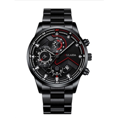 LWCC 811 Đồng hồ quartz nam dây đeo thép không gỉ thời trang