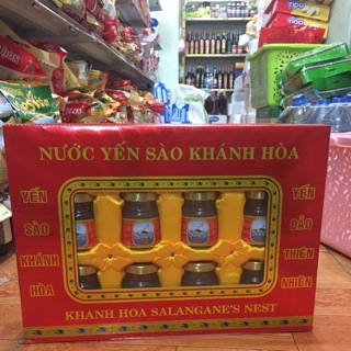 Yến Sào khánh hoà sanest hộp 8 lọ
