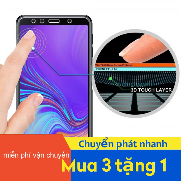 Lớp phim cường lực bảo vệ màn hình 2.5D 9H cho Samsung J7 Max ON Max G615 J7+ Plus Neo Core J701F Prime