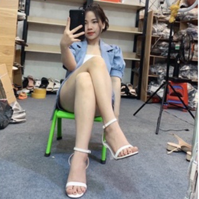 SANDAL Giày Cao Gót / Sandal Gót Nhọn 5 Phân - FORM CHUẨN kèm clip thật 664