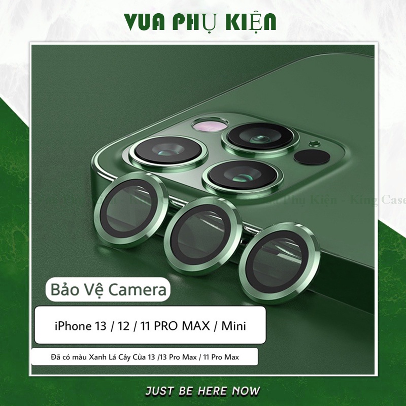 Miếng dán cường lực bảo vệ camera iphone 13 Pro Max 13 Pro 13 Mini 12 11