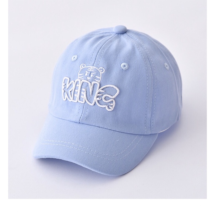 Mũ nón lưỡi trai thêu chữ KING cho bé 2-6 tuổi