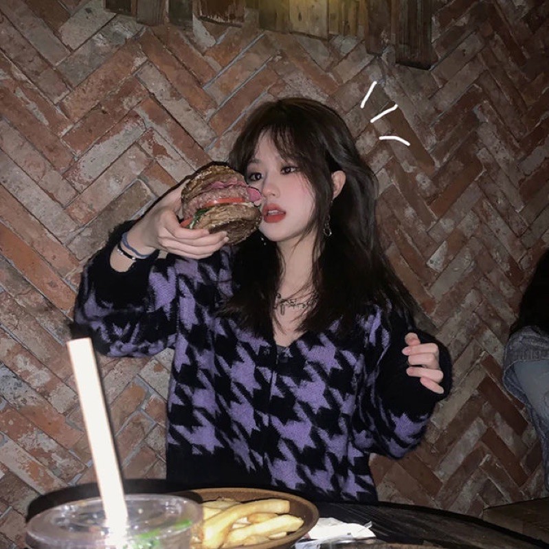 [ORDER TAOBAO] ÁO CARDIGAN TÍM | BigBuy360 - bigbuy360.vn