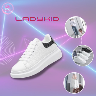 Giày nữ ,giày thể thao nữ đế cao da mềm kiểu dáng hàn quốc ladykid 68749