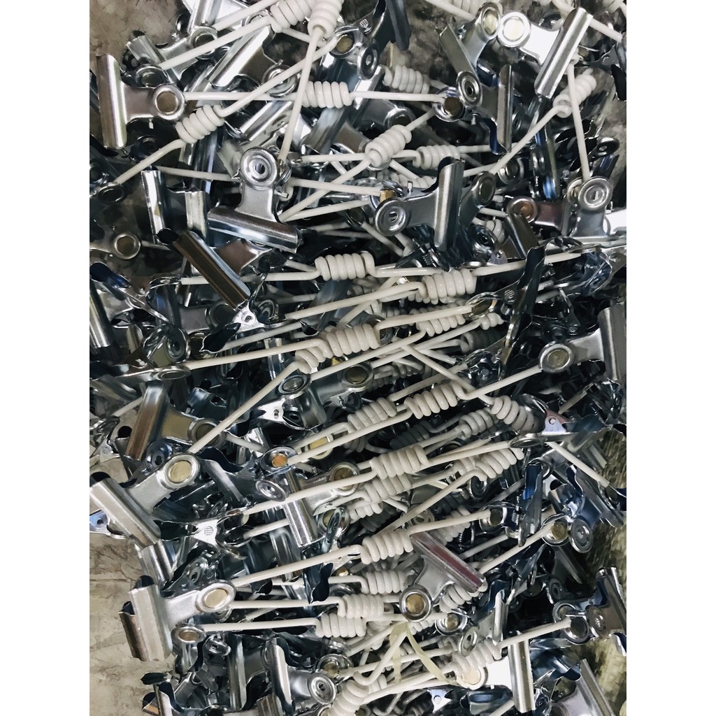 Kẹp lò xo bọc nhựa quảng cáo giá rẻ