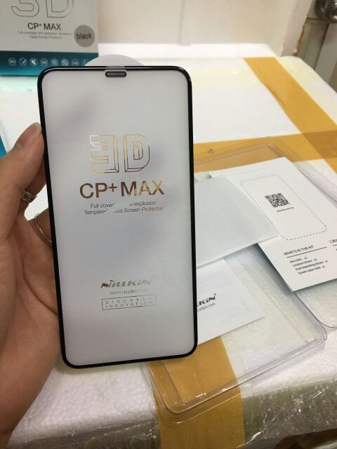 Kính full màn 3D Nillkin CP+ max iphone 11 pro max 6.5&quot; 2019 kiêm chống bụi lỗ loa