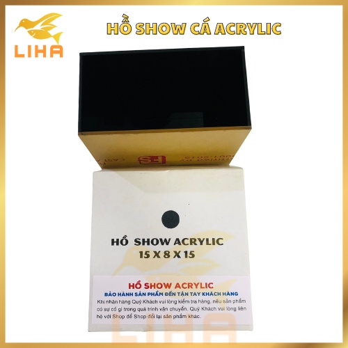 Hồ Show Cá Chất liệu Acrylic - Keo Show/Bể Show Cá Betta Guppy
