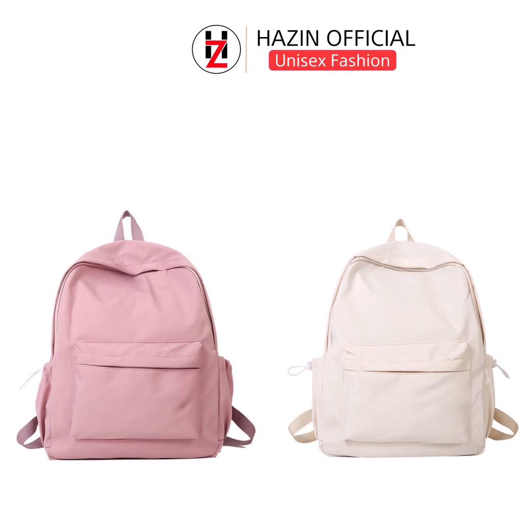 Balo nam nữ Hazin balo du lịch vải dù ulzzang đi học thời trang chống nước nhiều ngăn đựng laptop cao cấp Hàn Quốc