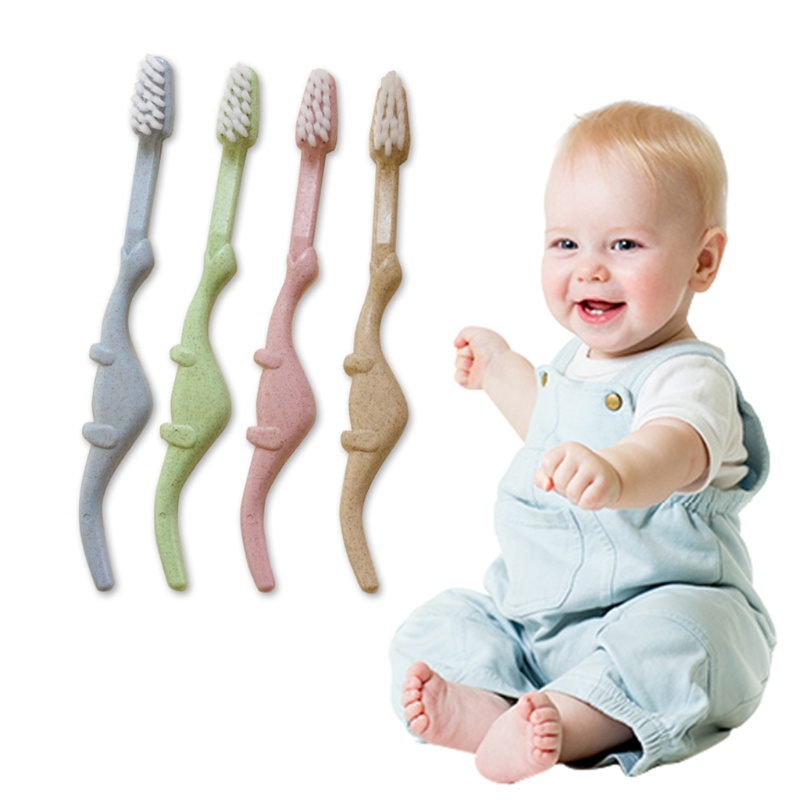 Bàn Chải Đánh Răng Sợi Lúa Mì Tự Nhiên Kiểu Hoạt Hình Đáng Yêu Cho