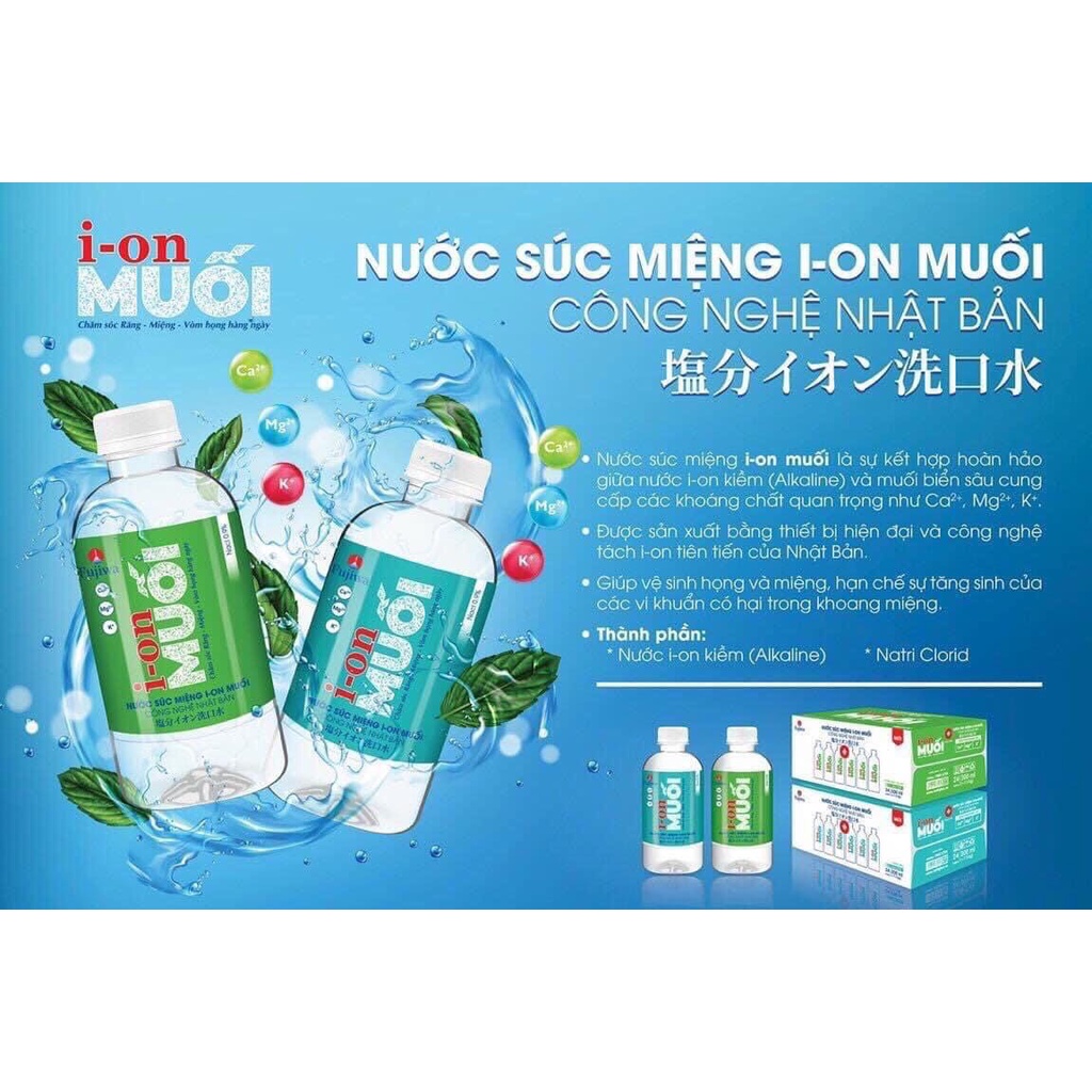 Nước súc miệng ion muối Fujiwa