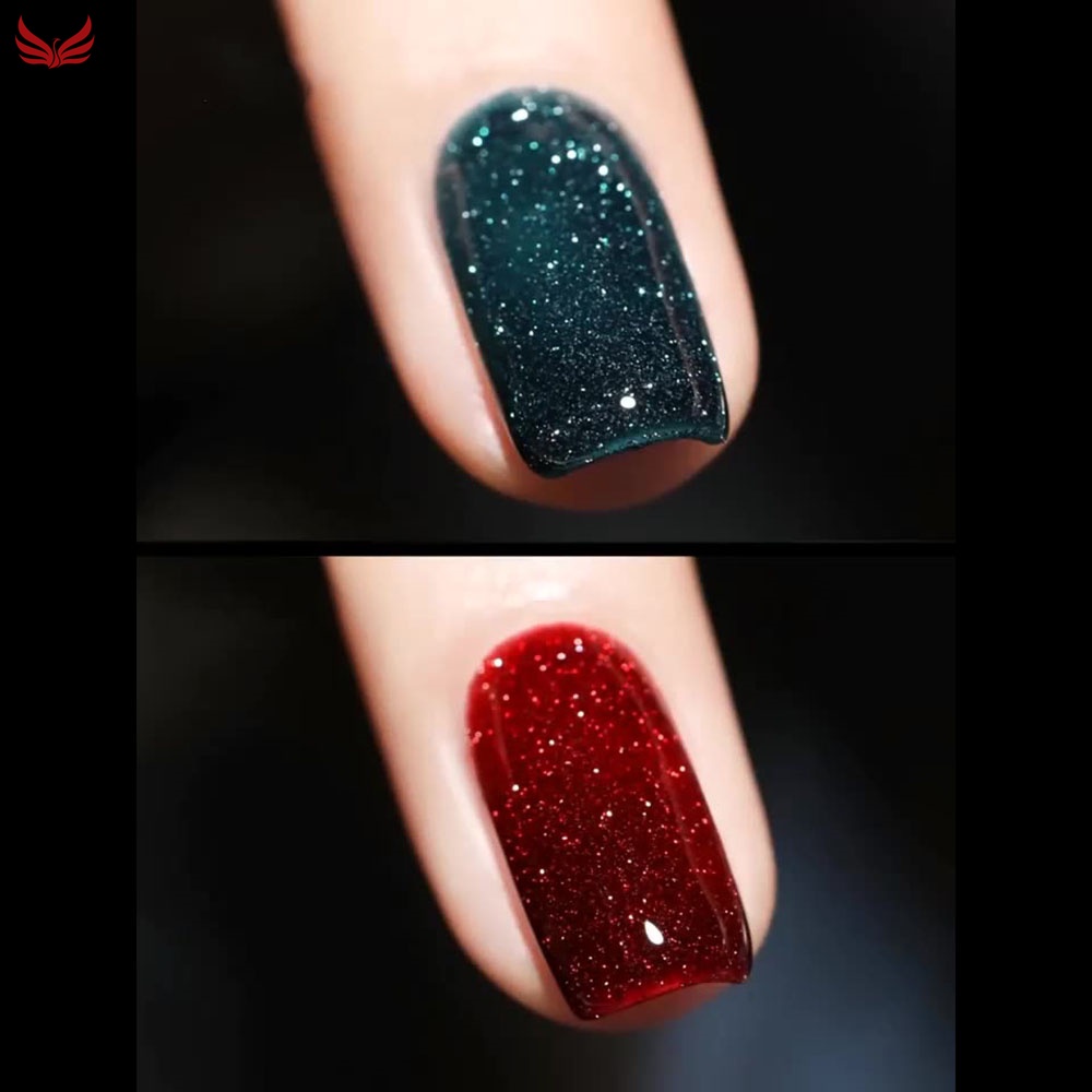 Gel Nhũ Kim Tuyến Lấp Lánh Nhiều Màu Nhanh Khô Dùng Để Trang Trí Móng Tay