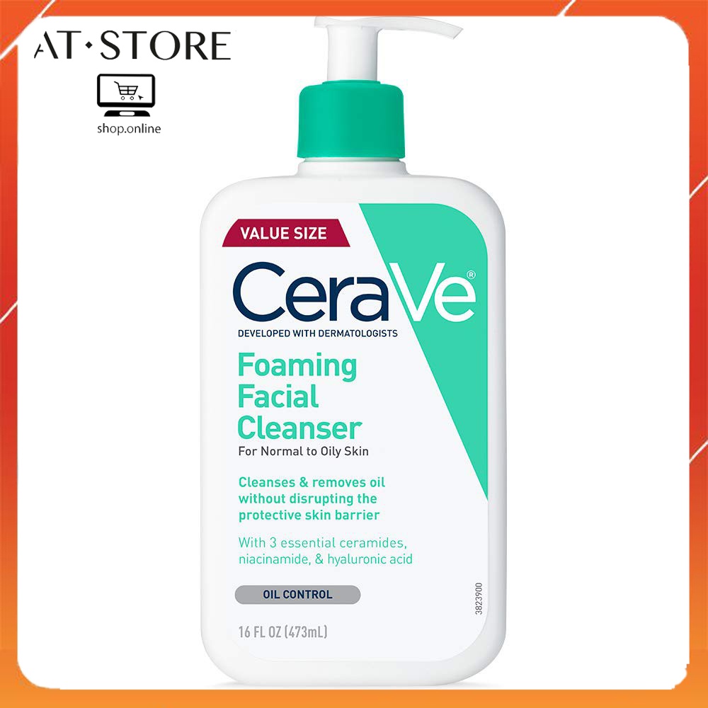 Sữa rửa mặt CERAVE SA Smoothing Cleanser 236ml (Pháp Nội Địa) Cerave da dầu mụn Anvishop