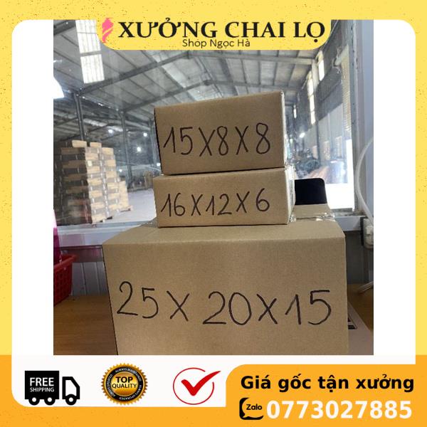 [25x20x15] Thùng Hộp Carton Đóng Gói Hàng , phụ kiện du lịch