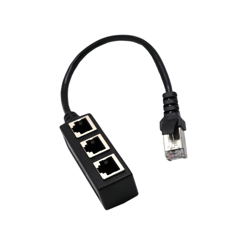 Cáp Chia Mạng Lan Rj45 1 Đầu Cắm Sang 3 Cổng Cắm Cat5 Cat5E Cat6 Cat7