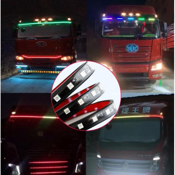 1 Đèn LED 24V Cảnh Báo Ánh Sáng Trắng Cho Xe Tải