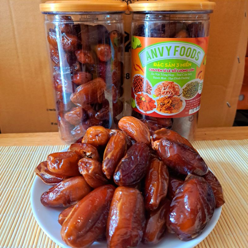 Mứt Chà Là Sấy Dẻo Ngọt Thanh, Không Đường - Hũ 500gr