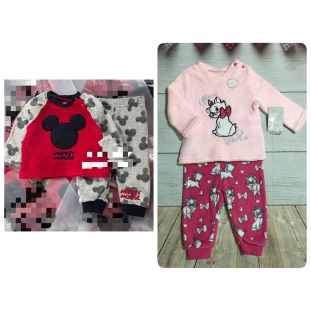 Set nỉ lông mickey Primark sz 6m-3y