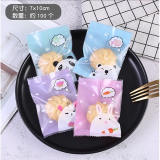 100 cái túi đựng bánh hoặc kẹo cỡ 10 x 7 cm có nhiều mẫu để lựa chọn