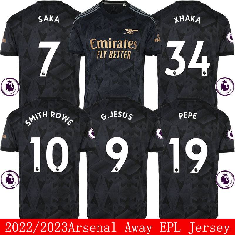 Áo Thun Bóng Đá Đội Tuyển Arsenal EPL Pepe Xhaka Jesus Saka Smith Rowe HQ1 2022-2023 QH1