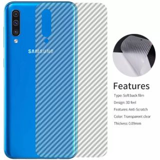 Samsung A70 | Miếng dán mặt lưng carbon