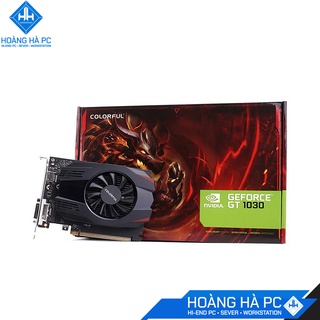 Card màn hình Colorful GT 1030 2G D5 Single Fan(2GB GDDR5, 64-bit, DVI+HDMI)