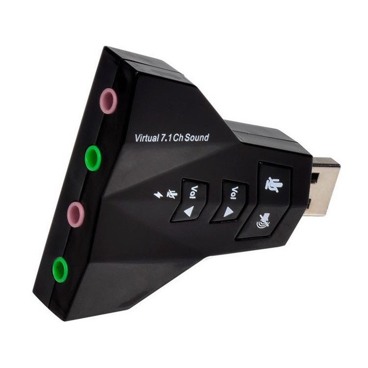 USB ra sound 7.1 3D Hình phi thuyền
