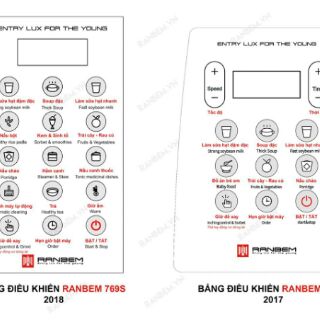 MÁY XAY ĐA NĂNG - LÀM SỮA HẠT RANBEM 735H