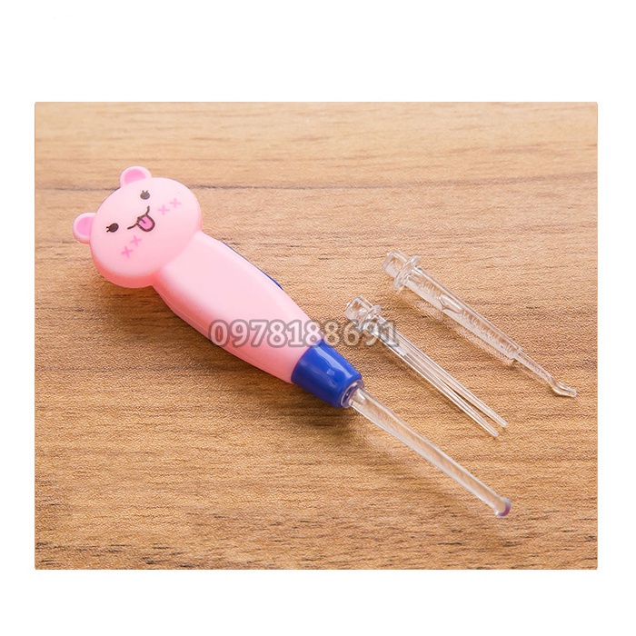 Đèn Soi Tai, Lấy Ráy Tai Có Đèn Kèm 3 Đầu Khác Nhau