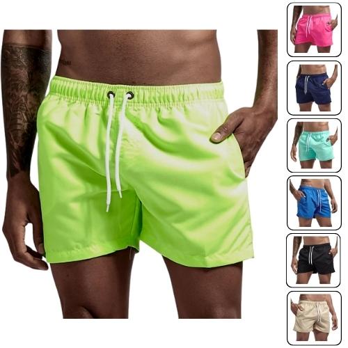 Quần đùi nam LBOY.STORE  đi biển, mặc ở nhà, chơi thể thao trơn 1 màu thời trang trẻ trung