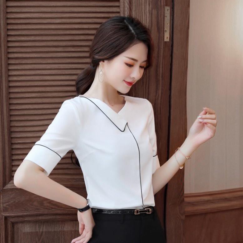 Áo sơmi công sở thanh lịch_chất lụa mềm mát_có sizeto bigsize | BigBuy360 - bigbuy360.vn