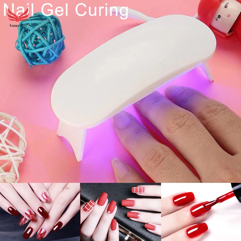 Máy hong khô sơn gel sử dụng đèn LED UV 6W chất lượng cao Máy hơ gel SUN MINI NAIL360 chuyên dùng cá nhân làm móng tay Đổi Mới Bảo Hành 30 ngày hơ sơn gel, base top gel, màu gels